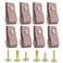 AUXBC 8PCS Pink Leather Drawer Pulls Modren Leather Pulls Handles Soft Leather Cabinet Pulls knobs Leather Furniture Pulls or Cabinet Doors Drawers Closet