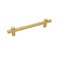 Belwith-Keeler BelwithKeeler B05665704 Junzi Pull 128Mm Center to Center Satin Brass 675