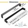 BEROSSA 1 Pack 845 Inch Polished Chrome Cabinet Pulls Chrome Cabinet Handles Chrome Hardware for Kitchen Cabinets 1648 Drawer Bedroom Dresser Bathroom Vanity Cupboard