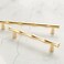 Bilindasly 33496mm Bamboo Shape Cabinet Pulls Gold Dresser Pulls Kitchen Pulls Zinc Alloy Pulls Drawer Pulls Cupboard Wardrobe Furniture Pulls Hardware Drawer Handles 2 Pack