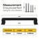 FIGO HOME Black Cabinet Handles 5 Inch Hole to Hole Bar Cabinet Pulls 5 Inch 4 Pack Square Cabinet Pulls Black Drawer Pulls Kitchen Cabinet Handles for Dresser Kitchen Cabinet Hardware Furniture