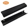 BokWin 6Pcs 200mm787 Inch Mount Finger Edge Pull Furniture Drawer Handles Aluminum Concealed Handle for Home Kitchen Door Drawer Cabinet with Screws Black