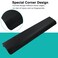BokWin 6Pcs 200mm787 Inch Mount Finger Edge Pull Furniture Drawer Handles Aluminum Concealed Handle for Home Kitchen Door Drawer Cabinet with Screws Black