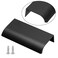 BokWin 6Pcs 80mm315 Modern Style Finger Edge Pull Aluminum Furniture Drawer Handles Concealed Handle Hidden Cabinet Kitchen Drawer Handles with Screws Black