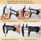Brosay Drop Ring Drawer Pulls Antique Round Cabinet Ring Pulls Dresser Brushed Gold Cabinet Pulls for Furniture Hardware Cupboard Closet Door Handle 4Pcs Gold