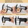 Brosay Drop Ring Drawer Pulls Antique Round Cabinet Ring Pulls Dresser Brushed Gold Cabinet Pulls for Furniture Hardware Cupboard Closet Door Handle 4Pcs Gold