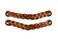 Brute Strength Leather Drawer Pulls Braided Cognac 2 Pack 778 x 1 Inch Leather Handle Cabinet Furniture Pulls