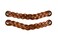 Brute Strength Leather Drawer Pulls Braided Cognac 2 Pack 778 x 1 Inch Leather Handle Cabinet Furniture Pulls