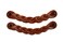 Brute Strength Leather Drawer Pulls Braided Cognac 2 pcs 612 x 1 Leather Handle Dresser Pulls Cabinet Dresser Knobs