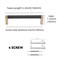 BUKOBYHE 10 Pack 5Inch128mm Kitchen Cabinet Handles Black and Champagne Bronze Knurled Cabinet Pulls Black Drawer Pulls Kitchen Hardware