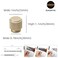 BUKOBYHE 10 Pack Cabinet Knobs Pulls Dark Champagne Bronze Knurled Drawer Knobs Gold Finish Kitchen Hardware