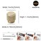 BUKOBYHE 10 Pack Cabinet Knobs Pulls Dark Champagne Bronze Knurled Drawer Knobs Gold Finish Kitchen Hardware