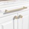 BUKOBYHE 10 Pack Cabinet Knobs Pulls Dark Champagne Bronze Knurled Drawer Knobs Gold Finish Kitchen Hardware