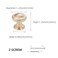 BUKOBYHE 10 Pack Kitchen Cabinet Handles Champagne Bronze Cabinet Zinc Alloy Knobs Gold Drawer Knobs Kitchen Hardware