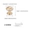 BUKOBYHE 10 Pack Kitchen Cabinet Handles Champagne Bronze Cabinet Zinc Alloy Knobs Gold Drawer Knobs Kitchen Hardware