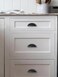 CABDM 10 Pack 3 Drawer Pulls Matte Black Cabinet Cup Pulls Kitchen Hardware Cabinet Handles Drawer Handles Knobs 3 inch 76mm Center to Center