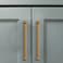 CABDM 2 Pack 3 Inch Solid Kitchen Cabinet Handles Antique Brass Heavy Duty Cabinet Pulls Drawer Pulls Cabinet Hardware Kitchen Handles for Cabinets Cupboard Handles