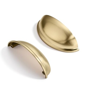 CABDM 2 Pack 334 Drawer Pulls Champagne Bronze Cabinet Cup Pulls Kitchen Hardware Cabinet Handles Drawer Handles Knobs 334 inch 96mm Center to Center