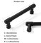 CABDM 2 Pack 4 102mm Matte Black Cabinet Handles Black Drawer Pulls Kitchen Cabinet Hardware