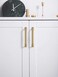 CABDM 2 Pack 6 Inch Cabinet Handles Brushed Gold Pulls Satin Brass Drawer Pulls for Kitchen Cupboard Hardware