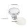 CABDM 2 Pack Polished Chrome Cabinet Pulls Knobs 114 Inch Vintage Brass Cabinet Hardware Kitchen Cabinet Handles for Bathroom Drawer Pulls Dresser Pulls