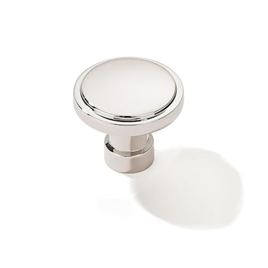 CABDM 2 Pack Polished Nickel Cabinet Pulls Knobs 114 Inch Vintage Brass Cabinet Hardware Kitchen Cabinet Handles for Bathroom Drawer Pulls Dresser Pulls