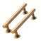 CABDM 3 inch 76mm 2 Pack Antique Brass Cabinet pulls Solid HeavyDuty Handles Hardware for Kitchen Badroom Drawer Square Pulls Cupboard Cabinets