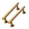 CABDM 3 inch 76mm 2 Pack Antique Brass Cabinet pulls Solid HeavyDuty Handles Hardware for Kitchen Badroom Drawer Square Pulls Cupboard Cabinets