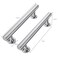 CABDM 3 inch 76mm 2 Pack Polished Chrome Cabinet pulls Solid HeavyDuty Handles Hardware for Kitchen Badroom Drawer Square Pulls Cupboard Cabinets