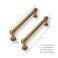 CABDM 35 Inch 2 Pack Solid Kitchen Cabinet Handles Heavy Duty Cabinet Pulls Drawer Pulls Cabinet Hardware Kitchen Handles for Cabinets Antique Brass Cupboard Handles