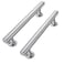 CABDM 4 inch 102mm 2 Pack Polished Chrome Cabinet pulls Solid HeavyDuty Handles Hardware for Kitchen Badroom Drawer Square Pulls Cupboard Cabinets