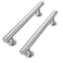 CABDM 4 inch 102mm 2 Pack Polished Chrome Cabinet pulls Solid HeavyDuty Handles Hardware for Kitchen Badroom Drawer Square Pulls Cupboard Cabinets
