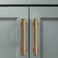 CABDM 5 inch 128mm 10 Pack Antique Brass Cabinet pulls Solid HeavyDuty Handles Hardware for Kitchen Badroom Drawer Square Pulls Cupboard Cabinets
