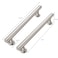 CABDM 5 inch 128mm 10 Pack Polished Nickel Cabinet pulls Solid HeavyDuty Handles Hardware for Kitchen Badroom Drawer Square Pulls Cupboard Cabinets