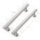 CABDM 5 inch 128mm 10 Pack Polished Nickel Cabinet pulls Solid HeavyDuty Handles Hardware for Kitchen Badroom Drawer Square Pulls Cupboard Cabinets