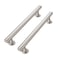 CABDM 5 inch 128mm 10 Pack Polished Nickel Cabinet pulls Solid HeavyDuty Handles Hardware for Kitchen Badroom Drawer Square Pulls Cupboard Cabinets
