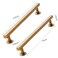 CABDM 5 inch 128mm 2 Pack Antique Brass Cabinet pulls Solid HeavyDuty Handles Hardware for Kitchen Badroom Drawer Square Pulls Cupboard Cabinets