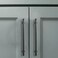 CABDM 5 inch 128mm 2 Pack Matte Black Cabinet pulls Solid HeavyDuty Handles Hardware for Kitchen Badroom Drawer Square Pulls Cupboard Cabinets
