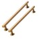 CABDM 6 inch 152mm 10 Pack Antique Brass Cabinet pulls Solid HeavyDuty Handles Hardware for Kitchen Badroom Drawer Square Pulls Cupboard Cabinets