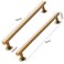 CABDM 6 inch 152mm 10 Pack Antique Brass Cabinet pulls Solid HeavyDuty Handles Hardware for Kitchen Badroom Drawer Square Pulls Cupboard Cabinets
