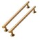 CABDM 6 inch 152mm 10 Pack Antique Brass Cabinet pulls Solid HeavyDuty Handles Hardware for Kitchen Badroom Drawer Square Pulls Cupboard Cabinets