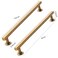 CABDM 6 inch 152mm 2 Pack Antique Brass Cabinet pulls Solid HeavyDuty Handles Hardware for Kitchen Badroom Drawer Square Pulls Cupboard Cabinets