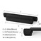 CABDM 6 Pack Cup Pulls 33496mm Center to Center Drawer Pulls Matte Black Cabinet Hardware Vintage Handles Bin Cup Drawer Handles Kitchen Knobs