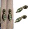 CcHhyyt Drop Pendant Knobs Zinc Alloy Cabinet Pulls Furniture Knobs Starry Pattern Cupboard Handle Drawer Pulls Solid Metal Kitchen Hardware Handles for Cabinet Drawer Wardrobe 2pcsSet