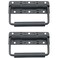 CHENJIN 2PCS Heavy Duty Folding Spring Handle 125x81MM Black Steel Case Handle for Props Boxes Tool Boxes
