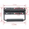 CHENJIN 2PCS Heavy Duty Folding Spring Handle 125x81MM Black Steel Case Handle for Props Boxes Tool Boxes