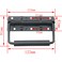 CHENJIN 2PCS Heavy Duty Folding Spring Handle 125x81MM Black Steel Case Handle for Props Boxes Tool Boxes