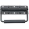 CHENJIN 2PCS Heavy Duty Folding Spring Handle 125x81MM Black Steel Case Handle for Props Boxes Tool Boxes