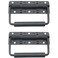 CHENJIN 2PCS Heavy Duty Folding Spring Handle 125x81MM Black Steel Case Handle for Props Boxes Tool Boxes