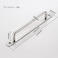 Chinflly Door Handle 2 Pcs Heavy Duty Stainless Steel Push Door Gate Pulls Cabinet Handle with Mounting Screws Silve 882x075